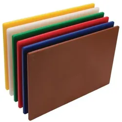 Hygiplas Standard Schneidebretter Set Mit Geringer Dichte (6 Stück)