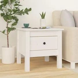 furnicato Beistelltisch, Weiß, Holz, 40x39x40 cm, Wohnzimmer, Wohnzimmertische, Beistelltische