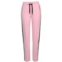Bench. loungewear Loungehose Damen rosa-schwarz Gr.48/50