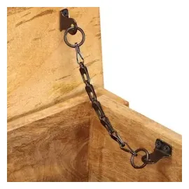 vidaXL Aufbewahrungstruhe 99 x 35 x 48 cm Massivholz Mango