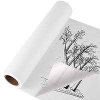 Transparentpapier-Rolle, 30,5 cm x 20 m, Transparentpapier, weißes Transparentpapier, durchscheinend, transparent, zum Zeichnen, Nähen, Skizzieren und Basteln
