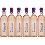 Grand Sud - Merlot Rosé, frischer, fruchtiger Roséwein aus Südfrankreich (6 x 0,25 L)