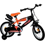 Volare Sportivo Jungen 14 Zoll Kinderrad Neon Orange Schwarz