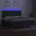 vidaXL Boxspringbett 200 x 200 cm Dunkelgrau