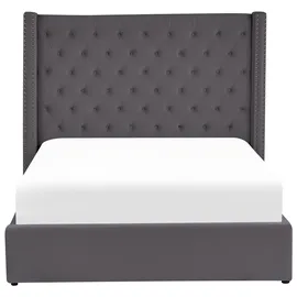Beliani Lubbon 140 x 200 cm Grau