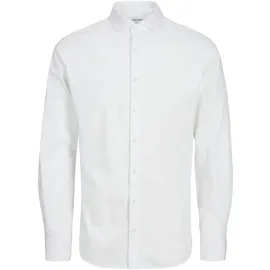 JACK & JONES Langarmhemd Weiß M