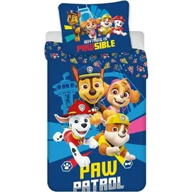 Paw Patrol Kissenbezug 65 x 65 cm Blau