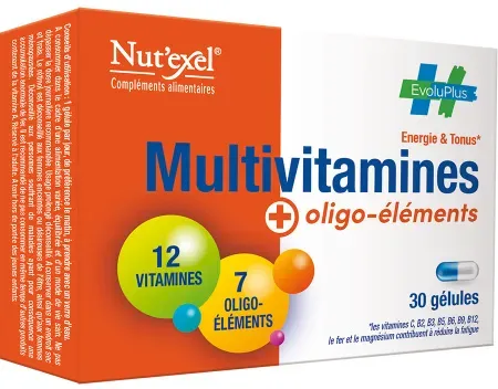 Nut'Exel Multivitamine & Spurenelemente 30 Kapseln