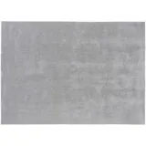 P & B Hochflorteppich, Hellgrau, Textil, Uni, rechteckig, 170x240 cm, Handmade in China, leicht zusammenrollbar, Teppiche , Böden, Teppiche, Hochflorteppiche , Shaggys