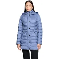 Betty Barclay Damen Steppjacke mit Abnehmbarer Kapuze 48, Country Blue - 48