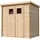 TIMBELA Gartenhaus M311 2,04 x 1,42 m Natur