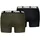 Puma Boxershorts unifarben Schwarz/Grün XXL 2er Pack