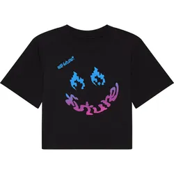 FOX Hello Fox Baby Damen T-Shirt, schwarz, Größe S