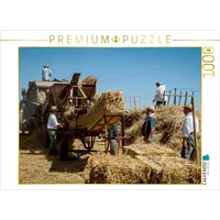 Calvendo Herstellung von Stroh 1000 Teile Puzzle quer |