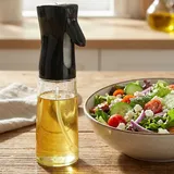 ideoon home Öl Sprüher & Essig Zerstäuber Glas 200 ml 6 x 20 cm