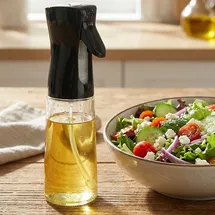 ideoon home Öl Sprüher & Essig Zerstäuber Glas 200 ml 6 x 20 cm