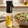 ideoon home Öl Sprüher & Essig Zerstäuber Glas 200 ml 6 x 20 cm