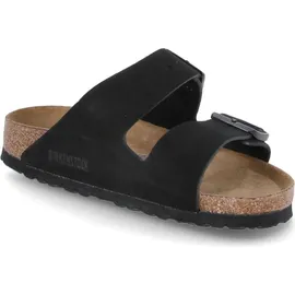 Birkenstock Arizona Weichbettung Veloursleder schmal schwarz 41