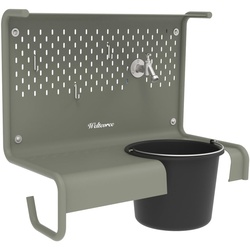 Weltevree - Waterworks Ablagetisch für Wasserhahn, zementgrau (RAL 7033)