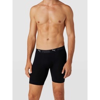 Puma Trunks mit Label-Details im 2er-Pack, Black, L