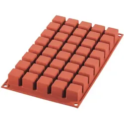 SCHNEIDER Backform, Silikon-Backform für Gebäck, Form: Mini Kubus