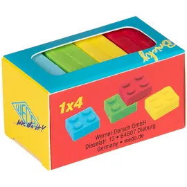 Wedo Radiergummi Bricky 4 St. farbsortiert