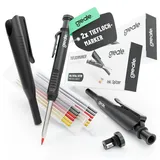 greate Tieflochmarker Bleistift 2x inkl. Spitzer