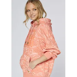 Chiemsee Kapuzensweatshirt Allover-Känguru-Print Orange L