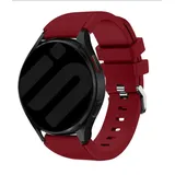 Strap-it ICE Smart 2.0 Rectangular 1.96 Armband Silikon für ICE Smart 2.0 Rectangular 1.96 - Weinrot - Schnallenverschluss