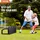 Vevor Fußball Rebound Board, Tragbares Prellwand Brett 100 x 40 cm, Rebounder Wand-Rebound-Ausrüstung, Kinder & Jugendliche, Doppel-Winkel-Board Rebounder Kicker für Fußball Training Schwarz