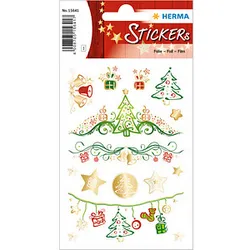HERMA Aufkleber Weihnachtsmotive, 15 Etiketten