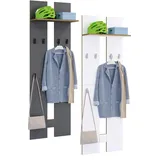 VCM Garderobenschrank Salia L Weiß