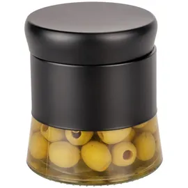 Wenko Boga Gewürzglas 10,5 cm Schwarz unbefüllt