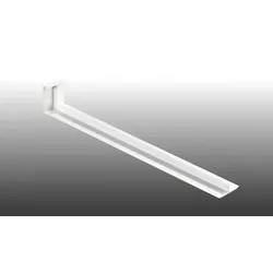 300 mm Zwischenstück Winkelprofil aus PVC-Hartschaum für Heering Fassadenpaneele in Weiß – robustes Zwischenprofil für Fassadenverkleidungen