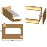 Naber Compair Wandlösung L-Form