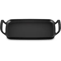 Le Creuset Grillplatte 40 cm Gusseisen Schwarz