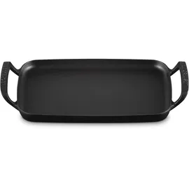 Le Creuset Grillplatte 40 cm Gusseisen Schwarz
