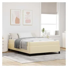 vidaXL Boxspringbett 160 x 200 cm Creme