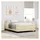 vidaXL Boxspringbett 160 x 200 cm Creme