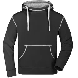 Lifestyle Kapuzen-Sweatshirt "JN961" - XXL - schwarz