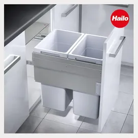 HAILO Euro-Cargo 2x 38 l Silber