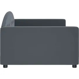 vidaXL Tagesbett 100 x 200 cm Dunkelgrau