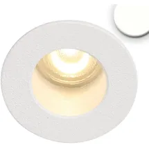 ISOLED LED Einbauleuchte MiniAMP 1 rund weiß