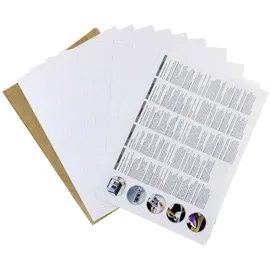 Herma Transferpapier zum Aufbügeln schwarz DIN A4 10 Blatt