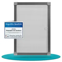 APANA Insektenschutz Fenster 130 x 150 cm anthrazit
