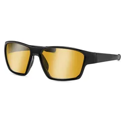 Sonnenbrille ESCHENBACH OPTIK "Sportfassung asensys 511", Herren, orange (orange, gelb), Sonnenbrillen Sonnenbrille, Reduziert visuelle Reize bei Reizüberflutung