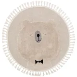 Lytte Kinderteppich 120 x 120 cm Weiß