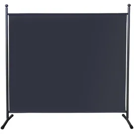Quick Star Paravent grau 180 x 178 cm