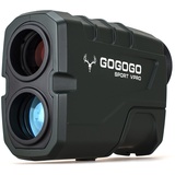 Gogogo Sport Vpro Laser Entfernungsmesser Jagd 1100M, Jagd Entfernungsmesser 6X Vergrößerung mit Geschwindigkeit, Slope, Scan Messungen wiederaufladbar mit Stativ Loch für Jagd Golf Bogenschießen