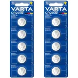 Varta Electronics CR2032 Lithium Knopfzelle 10er Pack